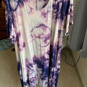 Bleach Dye Dress
